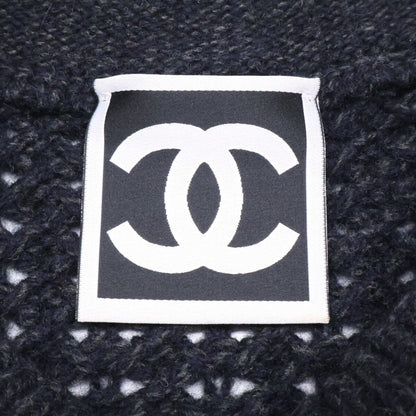 CHANEL シャネル 【美品】スポーツ 09A P36613K02248 ココマーク 半袖ニット ワンピース
