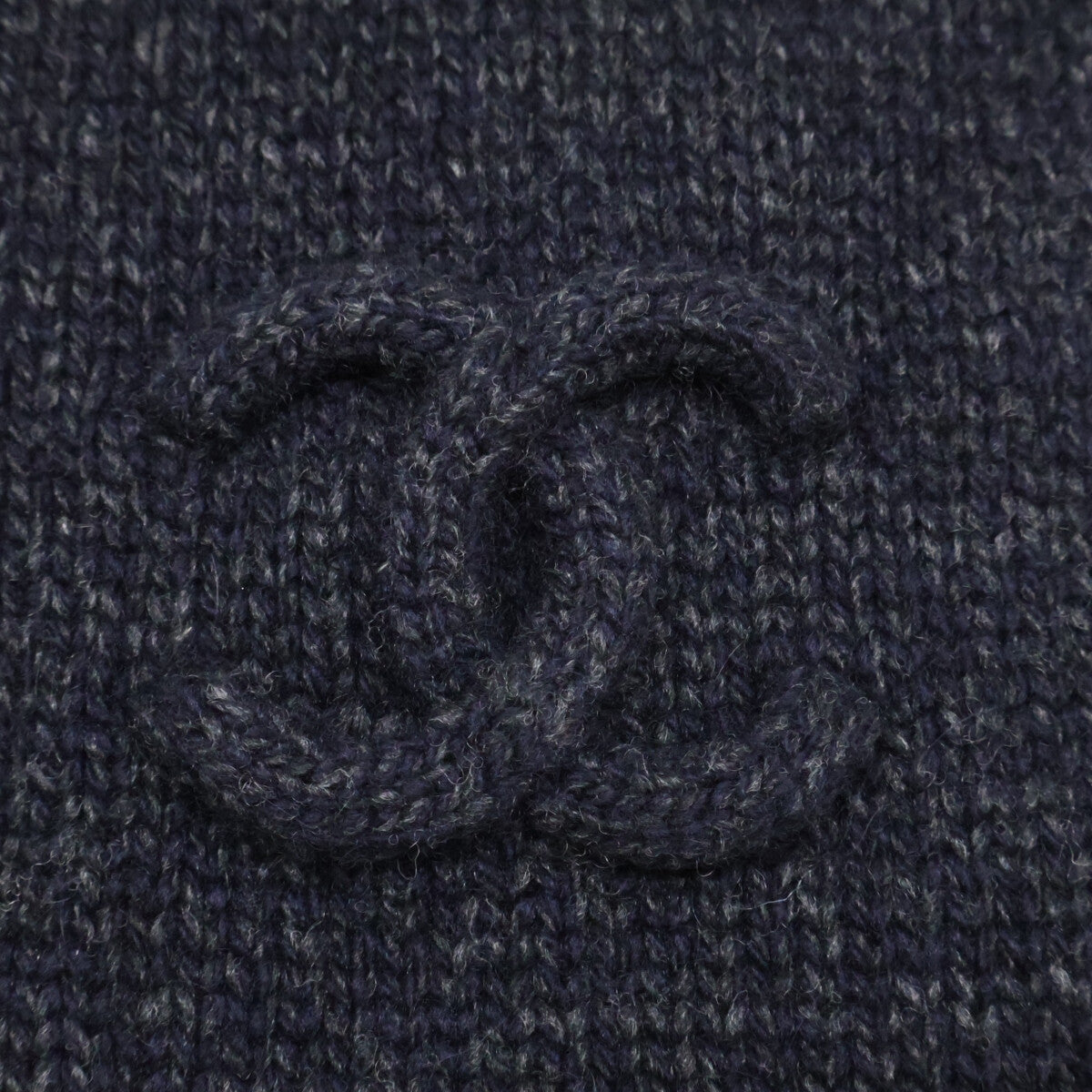 CHANEL シャネル 【美品】スポーツ 09A P36613K02248 ココマーク 半袖ニット ワンピース