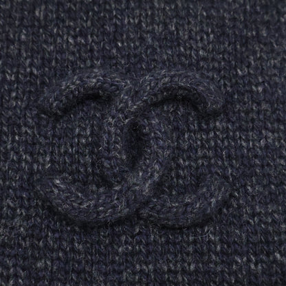 CHANEL シャネル 【美品】スポーツ 09A P36613K02248 ココマーク 半袖ニット ワンピース