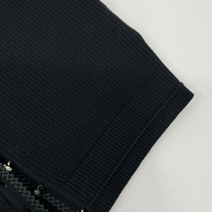 CHANEL シャネル 07年クルーズコレクション 07C P30229K00331 ブラック ビジュー釦 カーディガン トップス