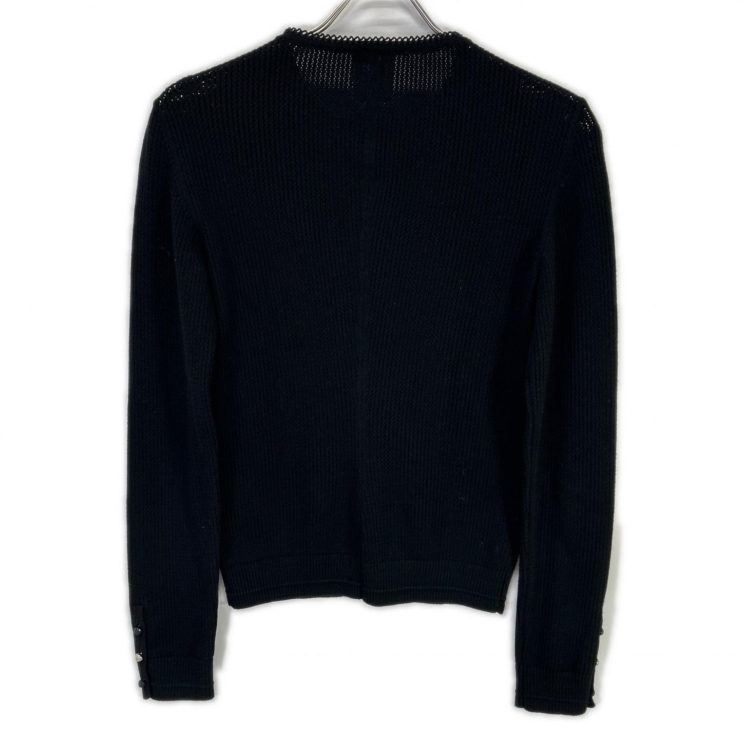 CHANEL シャネル 07年クルーズコレクション 07C P30229K00331 ブラック ビジュー釦 カーディガン トップス