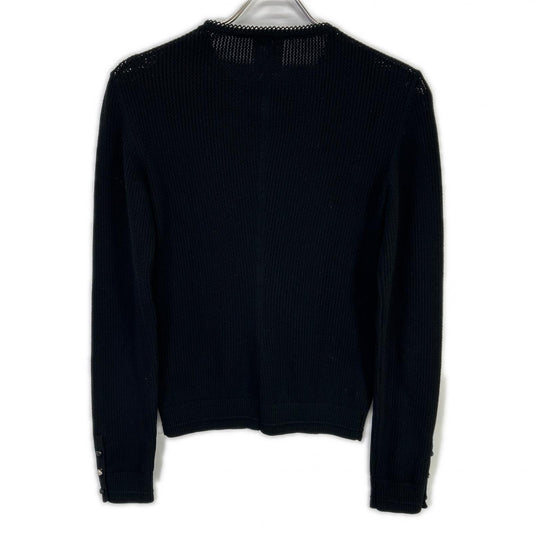 CHANEL シャネル 07年クルーズコレクション 07C P30229K00331 ブラック ビジュー釦 カーディガン トップス