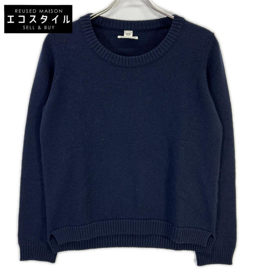 HERMES エルメス ルメール期 ネイビー カシミヤ ニットセーター トップス