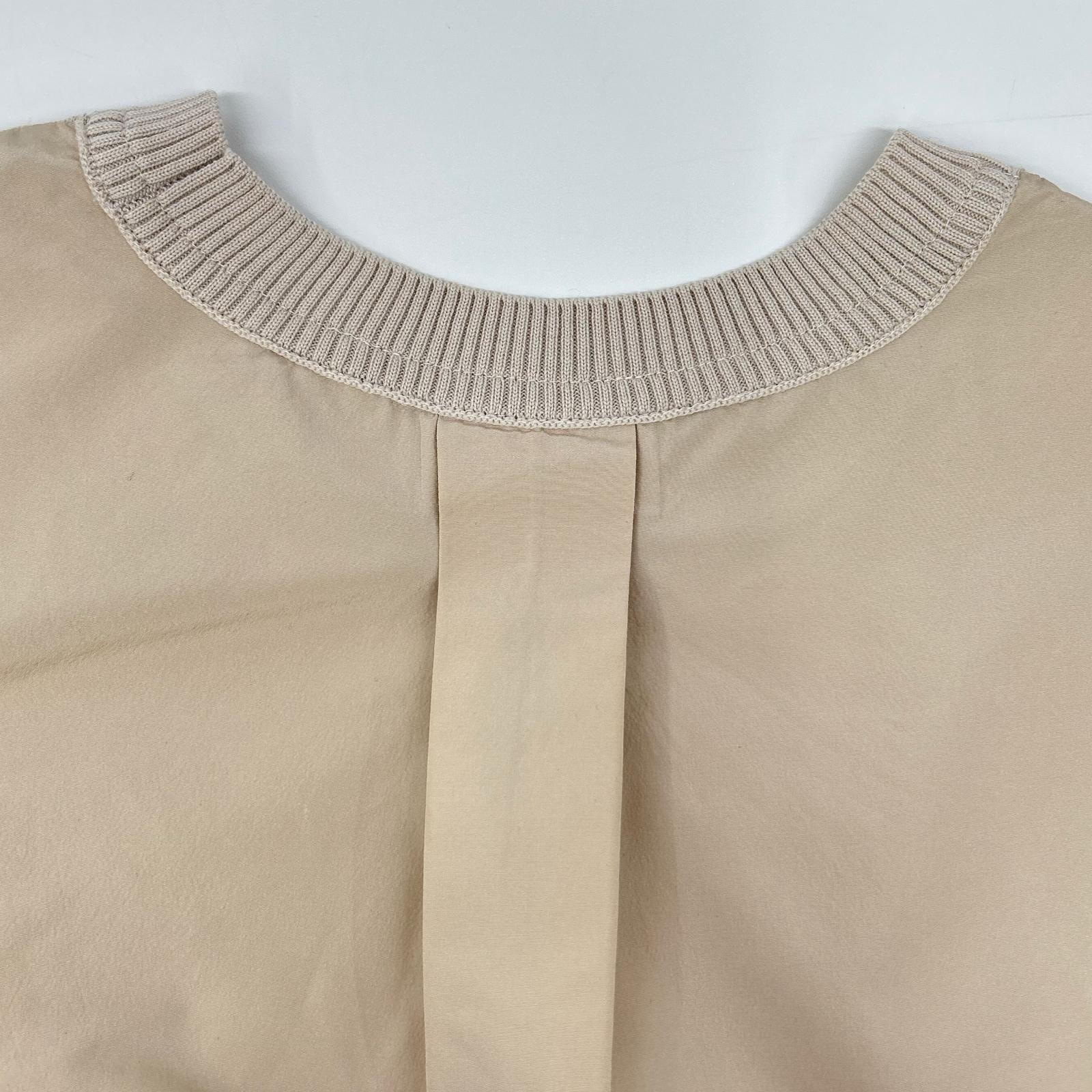 MONCLER モンクレール 22年製 GIROCOLLO TRICOT ナイロン切替 ニット トップス