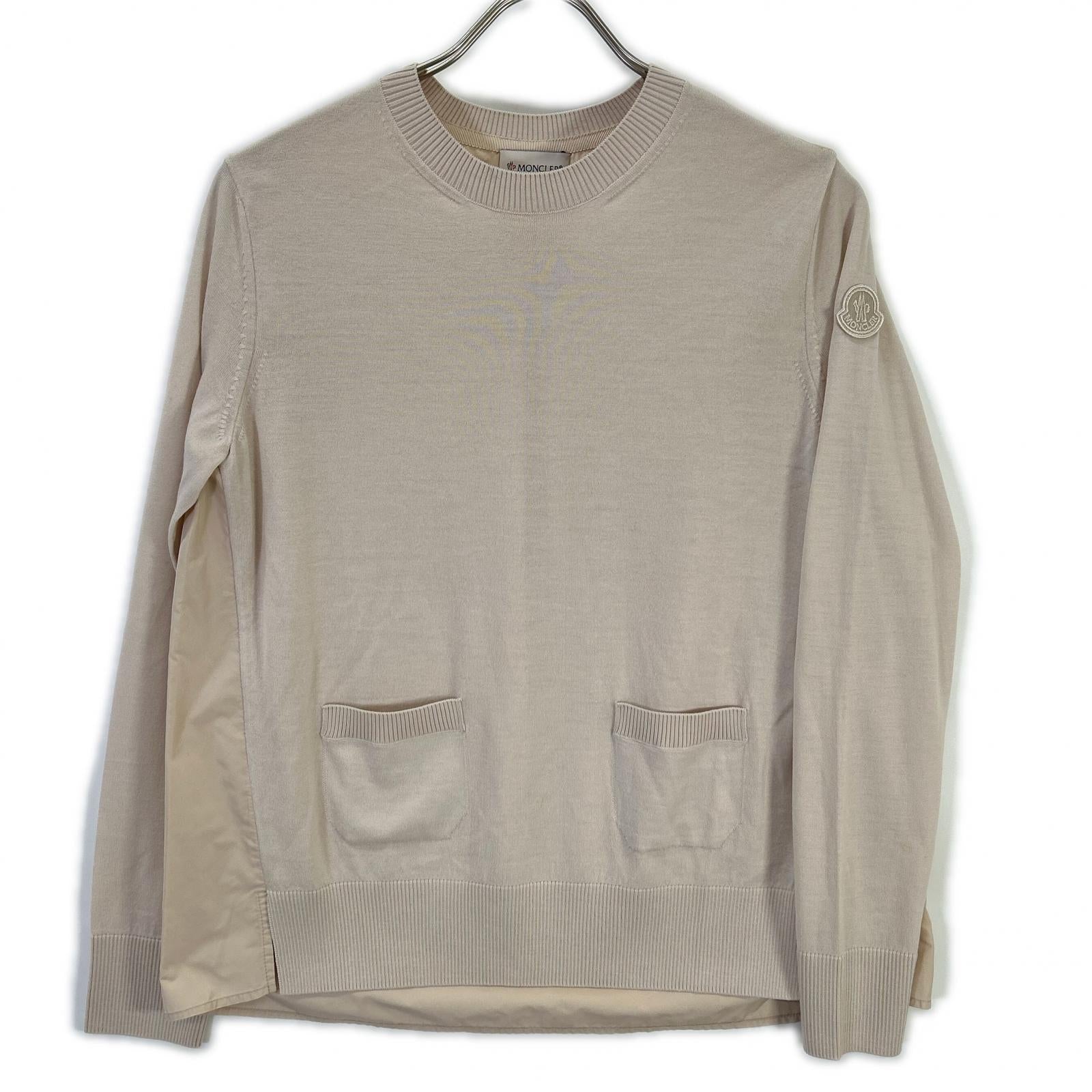 MONCLER Moncler 2022 GIROCOLLO TRICOT Nylon-Panel Knit Top