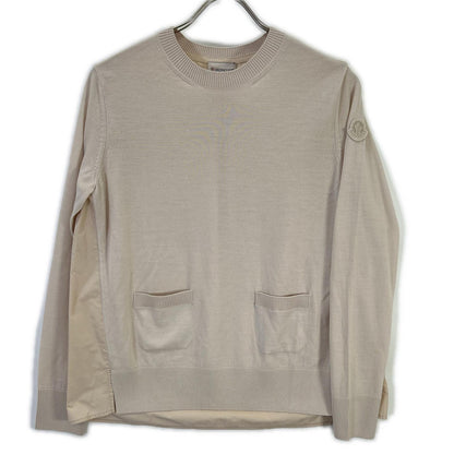 MONCLER Moncler 2022 GIROCOLLO TRICOT Nylon-Panel Knit Top