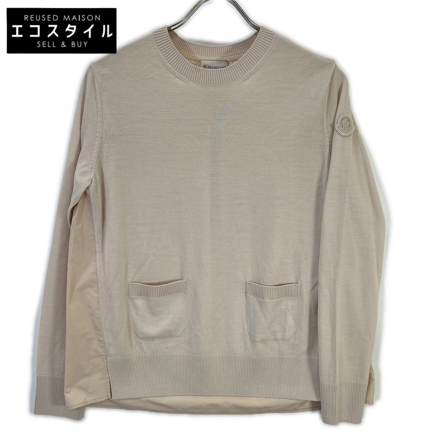 MONCLER Moncler 2022 GIROCOLLO TRICOT Nylon-Panel Knit Top