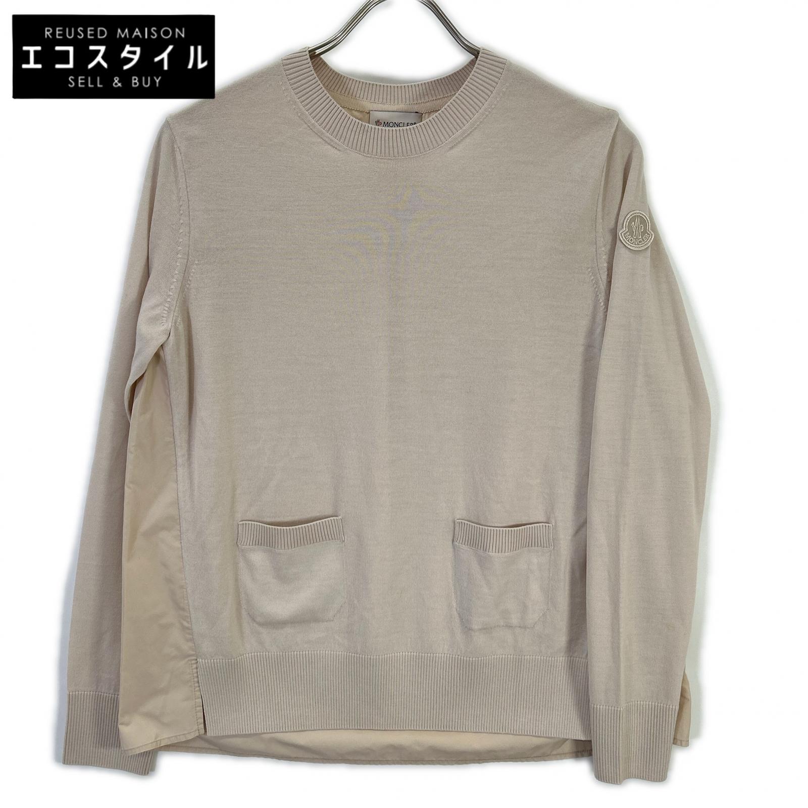 MONCLER Moncler 2022 GIROCOLLO TRICOT Nylon-Panel Knit Top