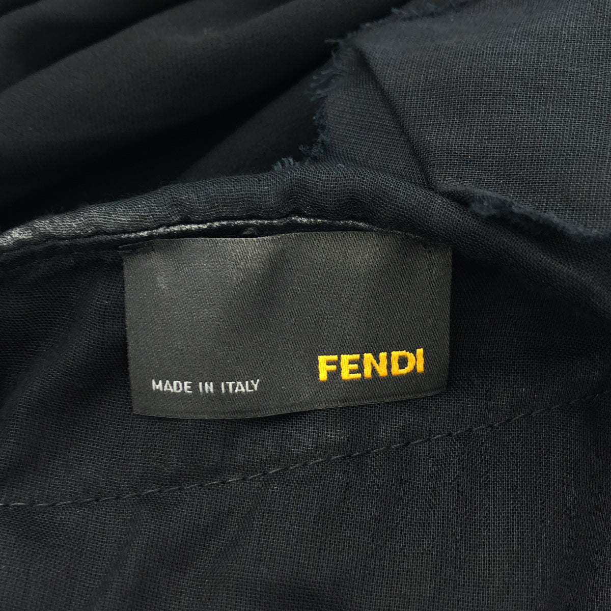 FENDI フェンディ ブラック ホルターネック フリル ドレスワンピース トップス