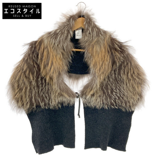 Chloe クロエ フォックスファー ニット マフラー/ティペット トップス