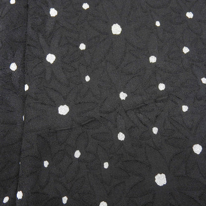 ANAYI アナイ 美品 ドット×フラワー Aライン フレアスカート レディース 38 黒 ブラック 102217-11-080-95-380 スカート