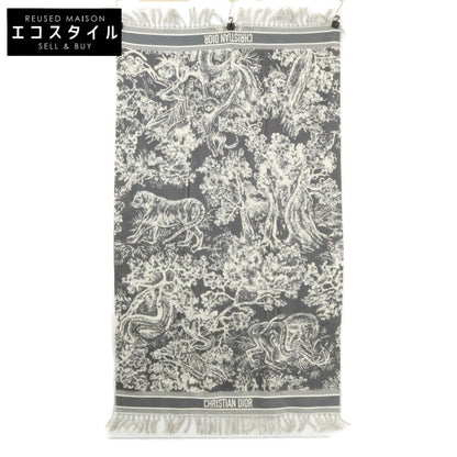 DIOR ディオール 【新品同様】14TDJ801ICRM トワルドゥジュイ フリンジ タオルケット その他