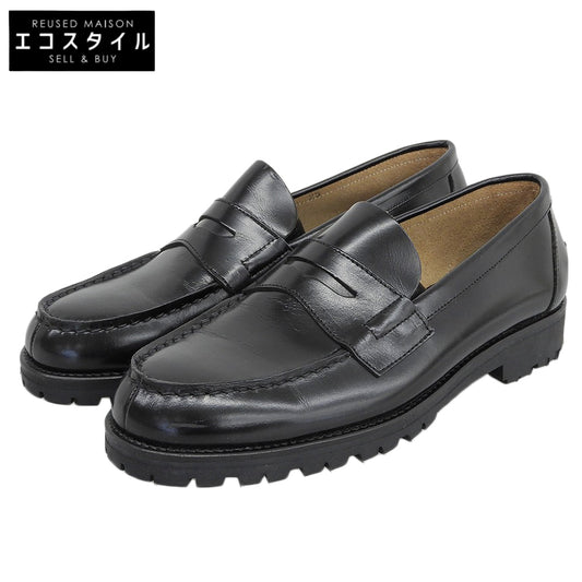 COMMEdesGARCONS HOMME コムデギャルソンオム 新品同様 田中オム ビブラムソール コインローファー シューズ メンズ 黒 25 HK-00071 90s シューズ