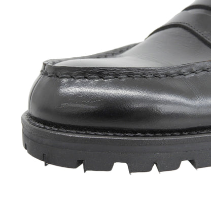 COMMEdesGARCONS HOMME コムデギャルソンオム 新品同様 田中オム ビブラムソール コインローファー シューズ メンズ 黒 25 HK-00071 90s シューズ