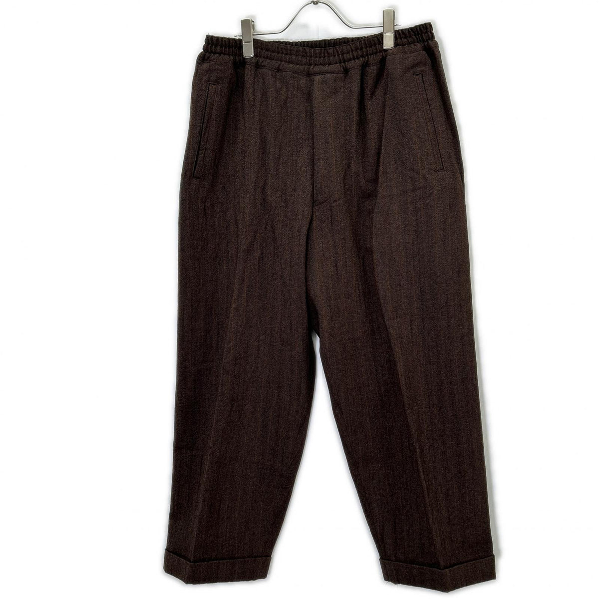 COMMEdesGARCONS HOMME PLUS Comme des Garçons Homme Plus 90s PP-05041S Brown Striped easy wide trousers Bottoms
