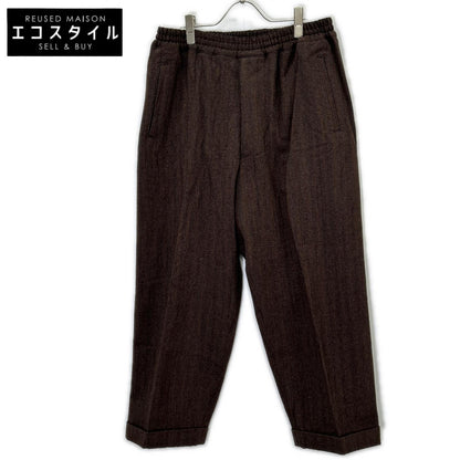COMMEdesGARCONS HOMME PLUS コムデギャルソンオムプリュス 90s PP-05041S ブラウン ストライプ イージーワイドトラウザー ボトムス
