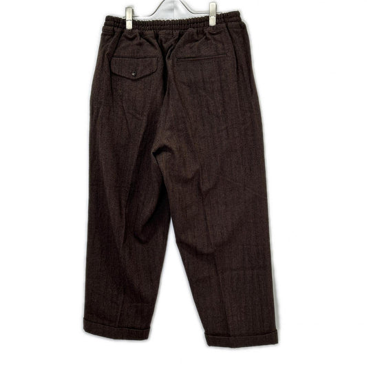 COMMEdesGARCONS HOMME PLUS コムデギャルソンオムプリュス 90s PP-05041S ブラウン ストライプ イージーワイドトラウザー ボトムス