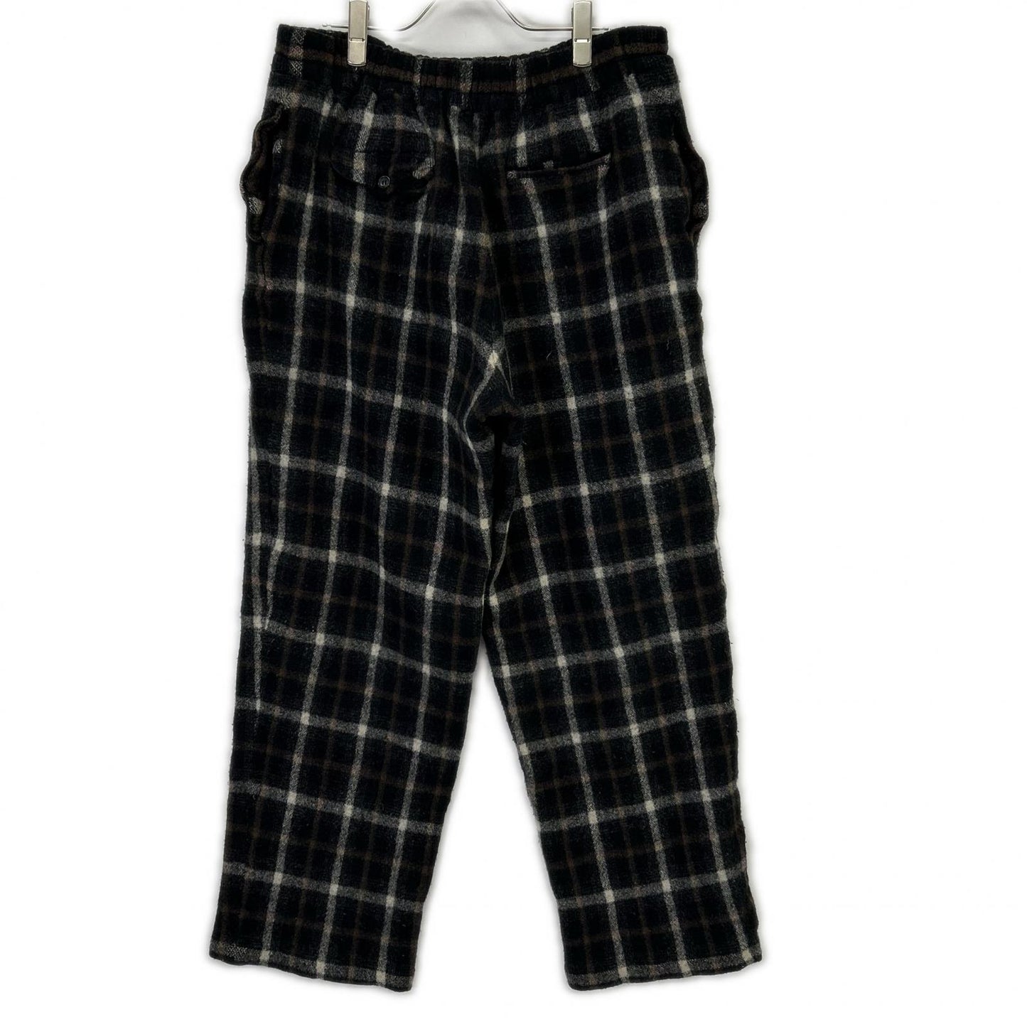 COMMEdesGARCONS HOMME PLUS コムデギャルソンオムプリュス AD1994　縮絨期　XP-02017M タータンチェック ウール イージーワイドパンツ ボトムス