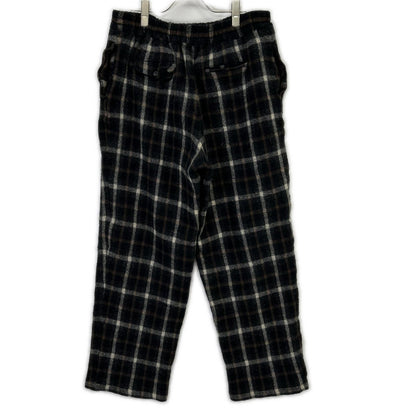 COMMEdesGARCONS HOMME PLUS コムデギャルソンオムプリュス AD1994　縮絨期　XP-02017M タータンチェック ウール イージーワイドパンツ ボトムス