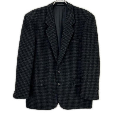 COMMEdesGARCONS HOMME コムデギャルソンオム 90s 田中オム HJ-04042M ツイードウール ハウンドトゥース クルミ釦 シングルジャケット ジャケット