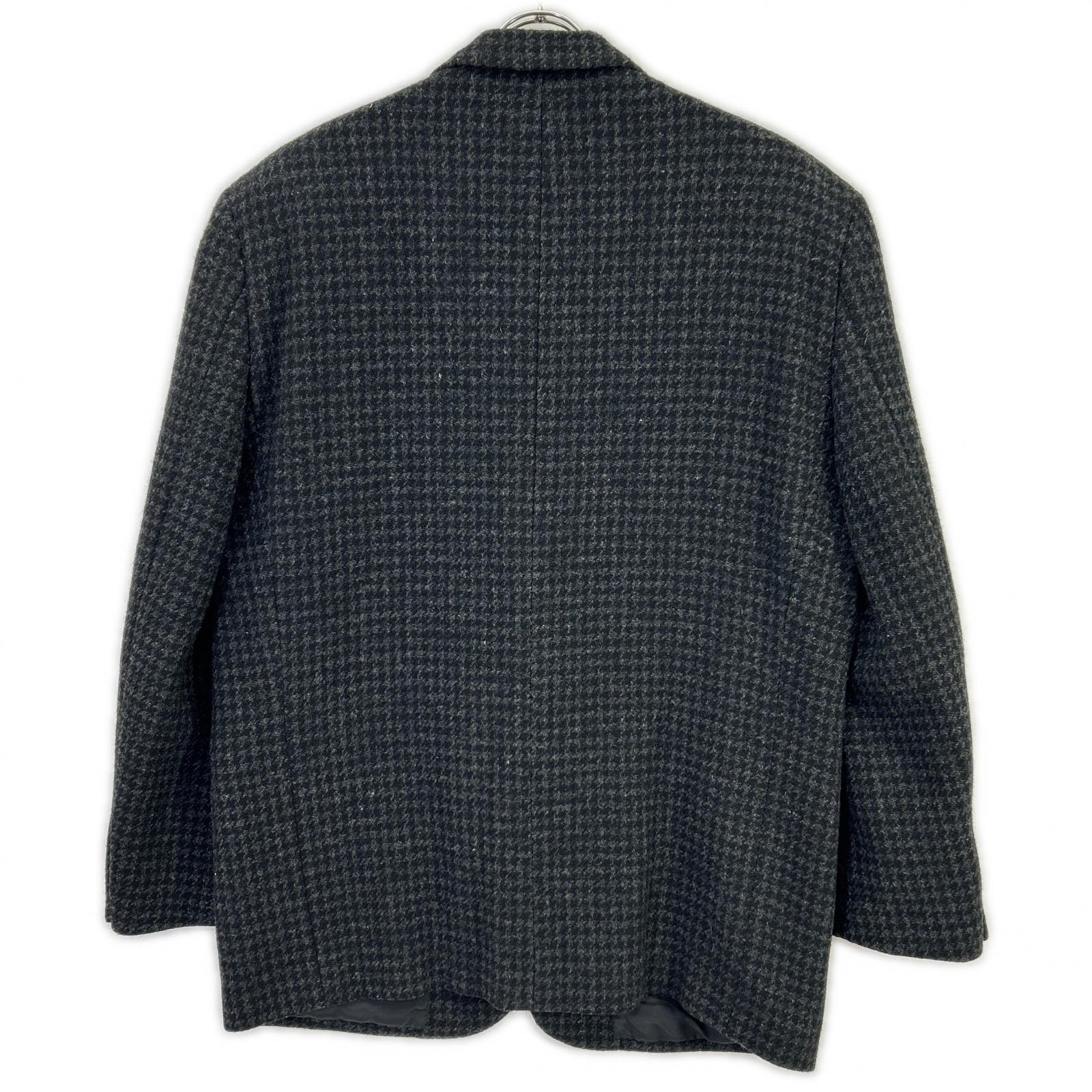COMMEdesGARCONS HOMME コムデギャルソンオム 90s 田中オム HJ-04042M ツイードウール ハウンドトゥース クルミ釦 シングルジャケット ジャケット