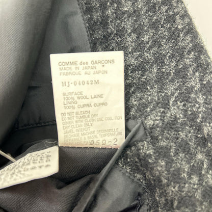 COMMEdesGARCONS HOMME コムデギャルソンオム 90s 田中オム HJ-04042M ツイードウール ハウンドトゥース クルミ釦 シングルジャケット ジャケット