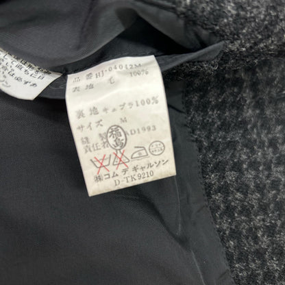 COMMEdesGARCONS HOMME コムデギャルソンオム 90s 田中オム HJ-04042M ツイードウール ハウンドトゥース クルミ釦 シングルジャケット ジャケット