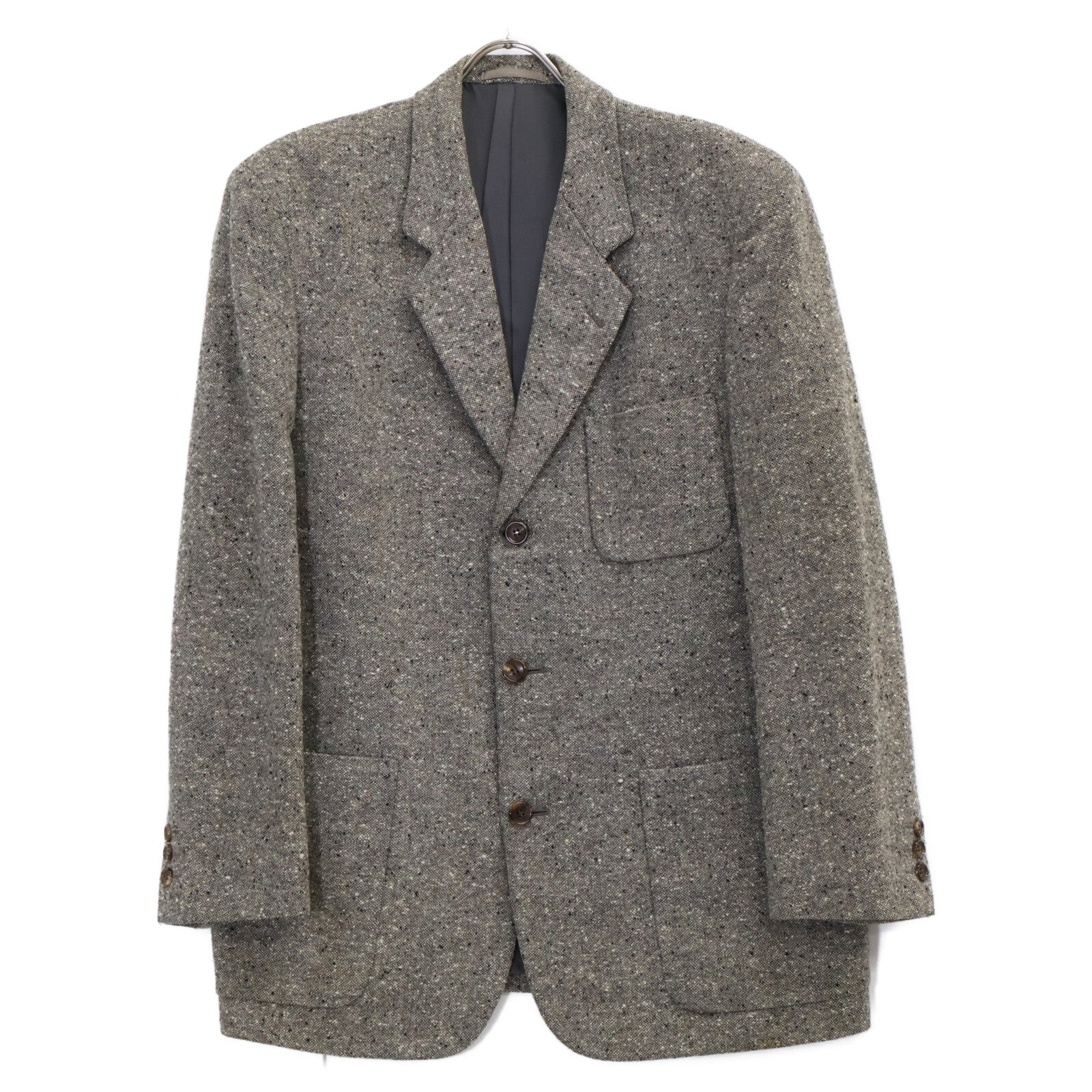 COMMEdesGARCONS HOMME コムデギャルソンオム 90s 田中オム HJ-08034M グレー ミックスツイード セットアップ スーツ セットアップ