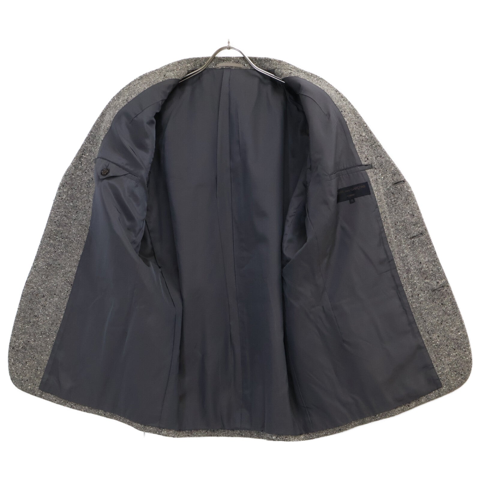 COMMEdesGARCONS HOMME コムデギャルソンオム 90s 田中オム HJ-08034M グレー ミックスツイード セットアップ スーツ セットアップ