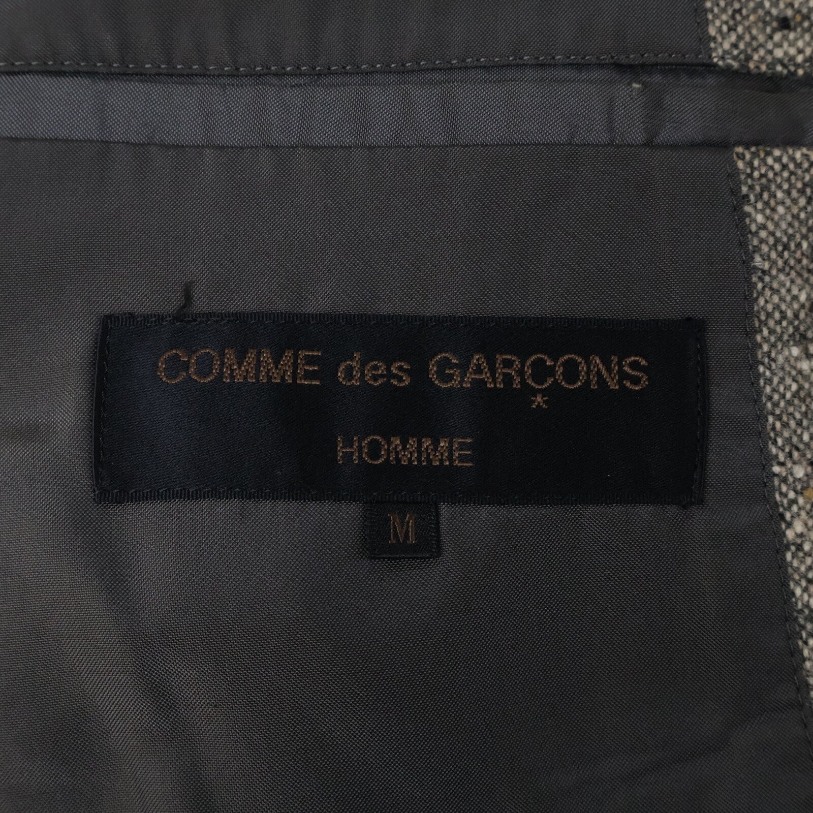 COMMEdesGARCONS HOMME コムデギャルソンオム 90s 田中オム HJ-08034M グレー ミックスツイード セットアップ スーツ セットアップ