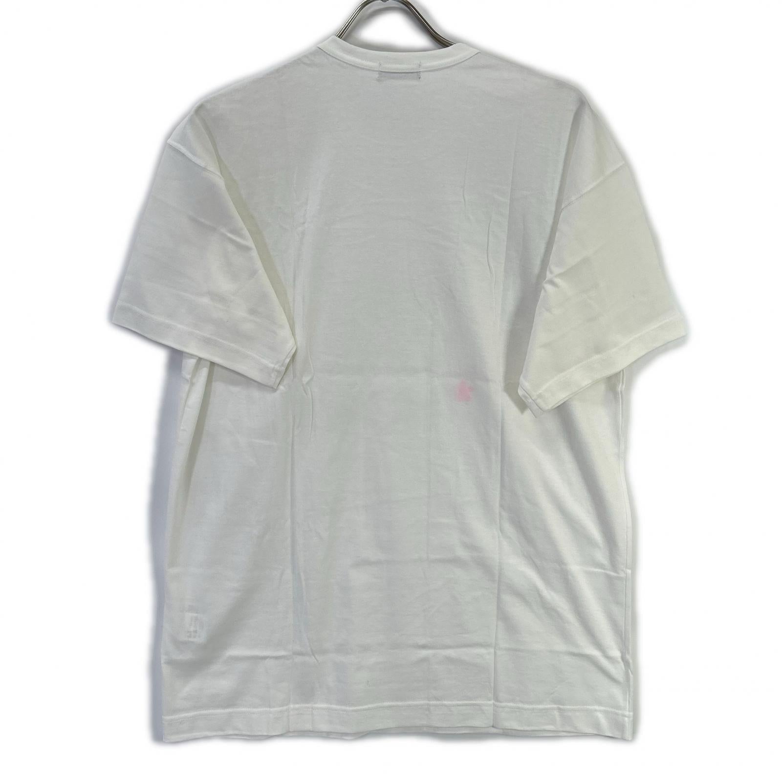 COMMEdesGARCONS HOMME コムデギャルソンオム 90s 田中オム HT-020500 ポイントカラーロゴ クルーネックTシャツ トップス