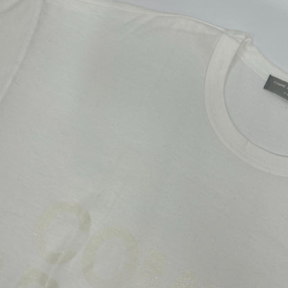 COMMEdesGARCONS HOMME コムデギャルソンオム 90s 田中オム HT-020500 ポイントカラーロゴ クルーネックTシャツ トップス