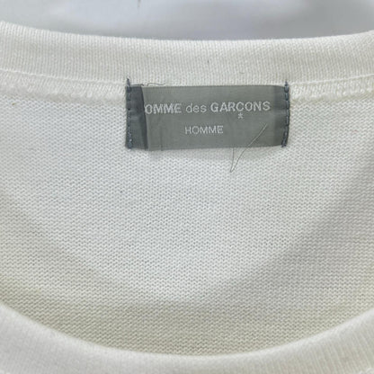 COMMEdesGARCONS HOMME コムデギャルソンオム 90s 田中オム HT-080010 ホワイト クルーネックリブカットソー トップス