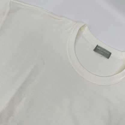COMMEdesGARCONS HOMME コムデギャルソンオム 90s 田中オム HT-080010 ホワイト クルーネックリブカットソー トップス