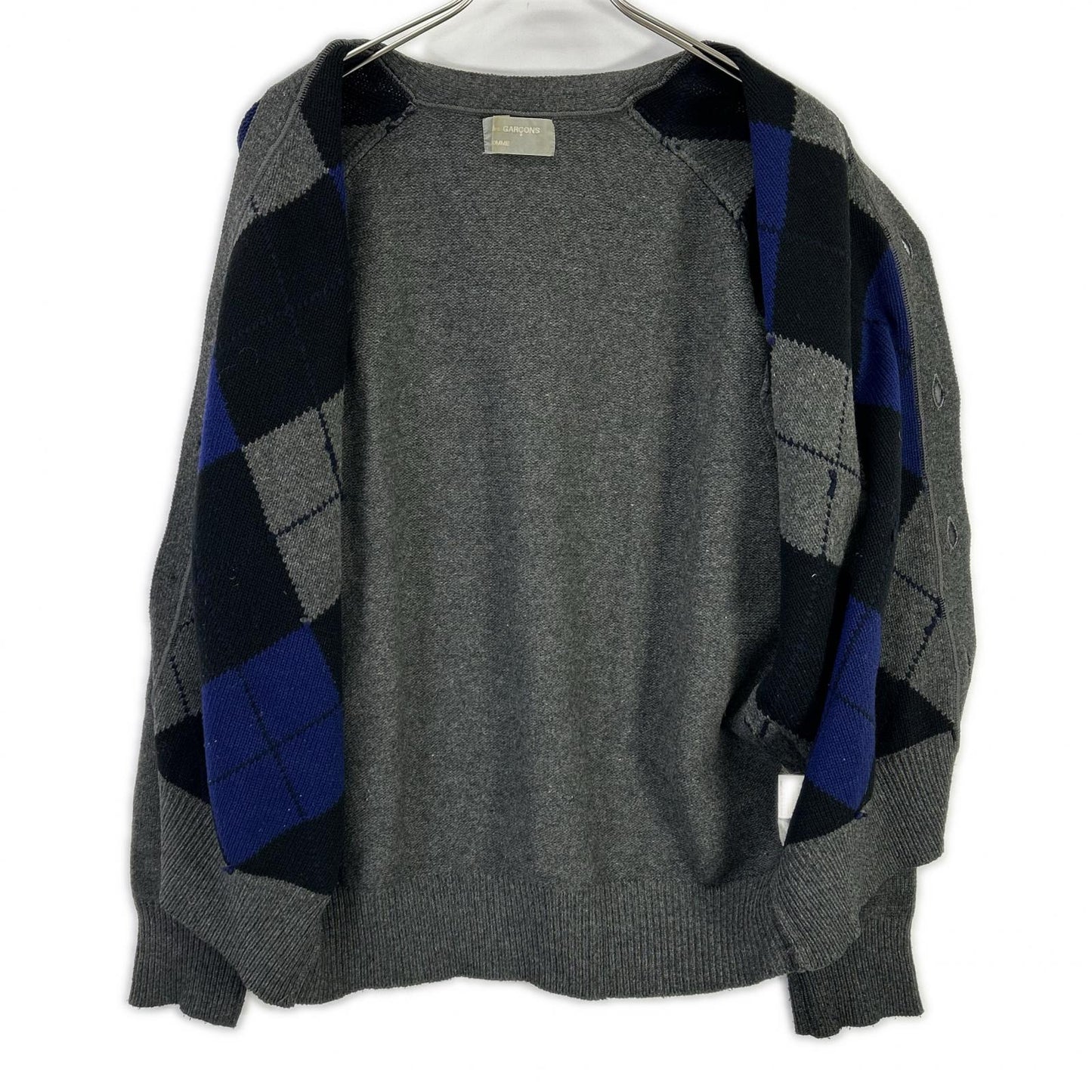 COMMEdesGARCONS HOMME コムデギャルソンオム 90s 田中オム HN-080180 アーガイルニットカーディガン トップス