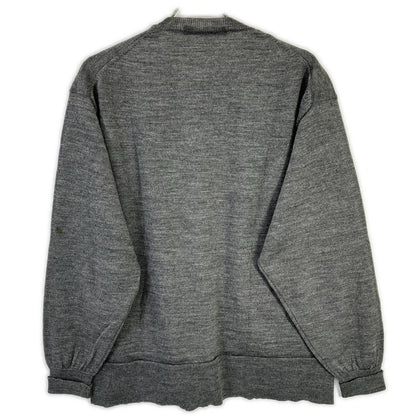 COMMEdesGARCONS HOMME コムデギャルソンオム 00s 田中オム HE-N003 グレー 透かしプリント ニットカーディガン トップス