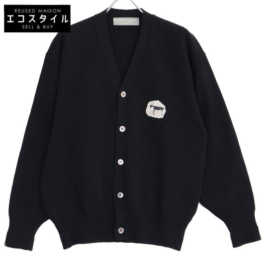 COMMEdesGARCONS HOMME コムデギャルソンオム AD1991 田中オム HN-050180 ヘラジカプリント ニット カーディガン トップス