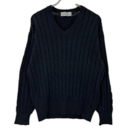 COMMEdesGARCONS HOMME コムデギャルソンオム 80s 1989年 田中オム HN-020050 ブラック アランニット トップス