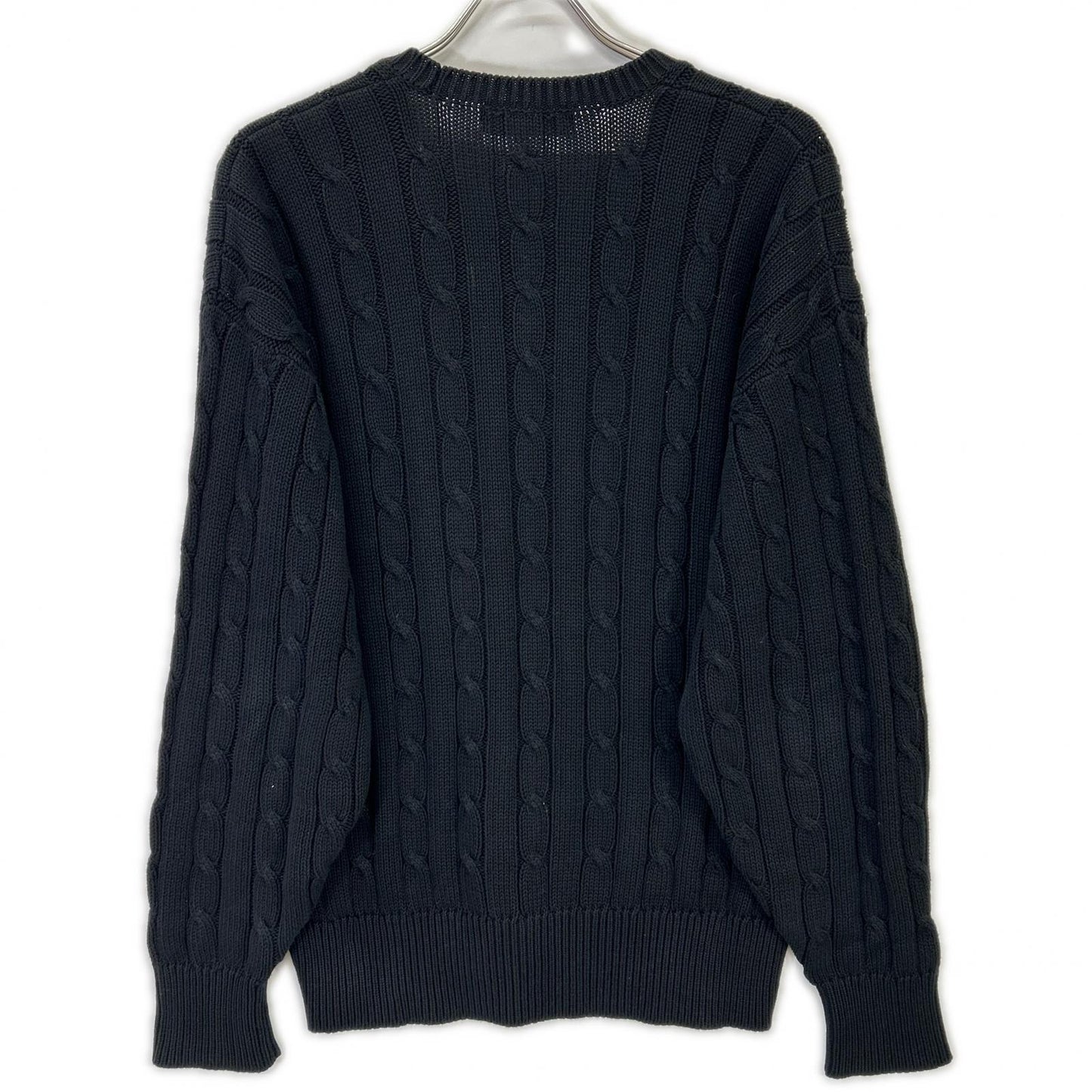 COMMEdesGARCONS HOMME コムデギャルソンオム 80s 1989年 田中オム HN-020050 ブラック アランニット トップス