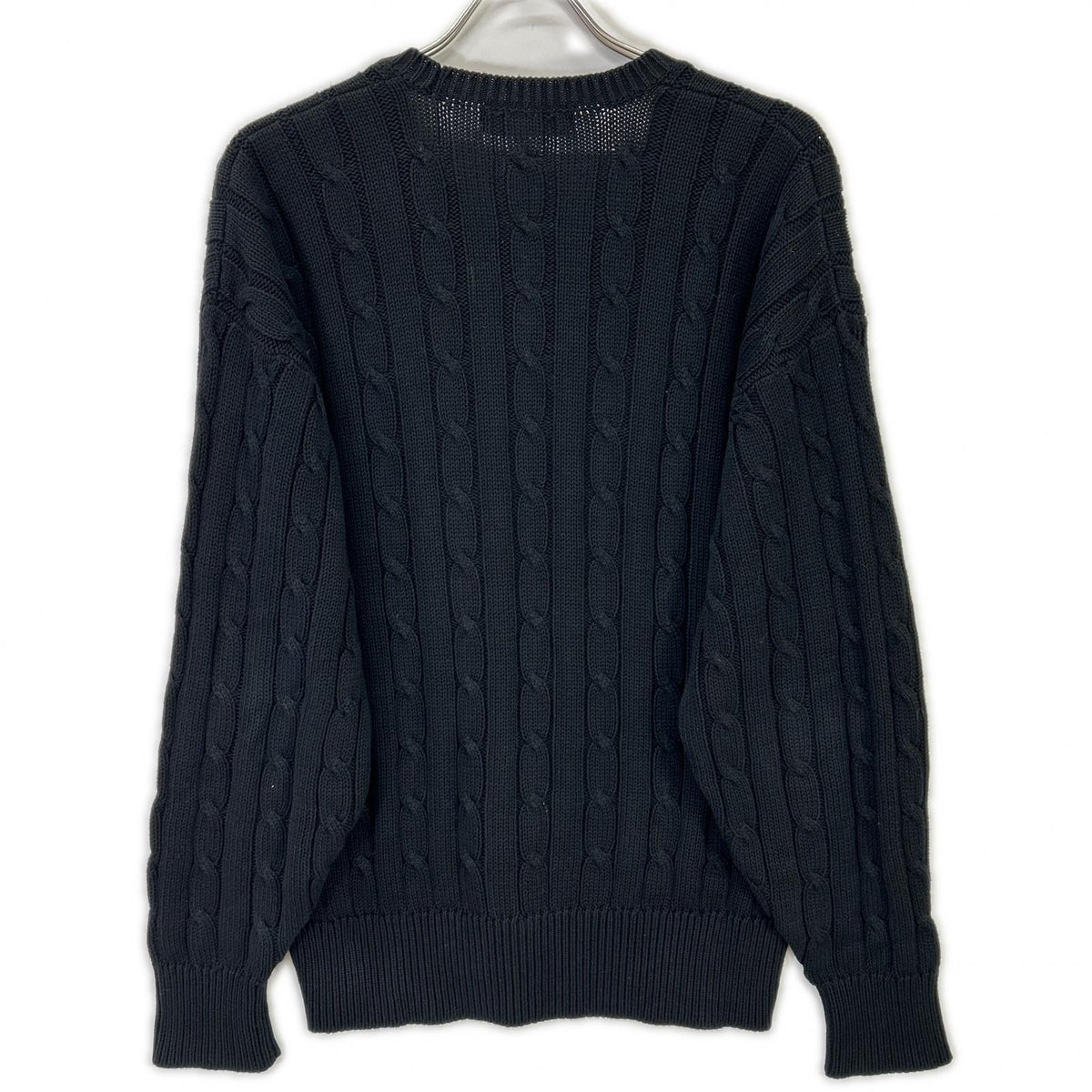 COMMEdesGARCONS HOMME コムデギャルソンオム 80s 1989年 田中オム HN-020050 ブラック アランニット トップス