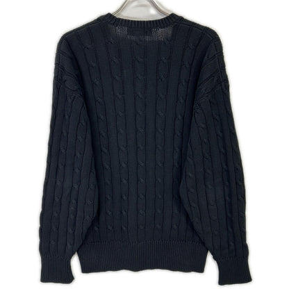 COMMEdesGARCONS HOMME コムデギャルソンオム 80s 1989年 田中オム HN-020050 ブラック アランニット トップス