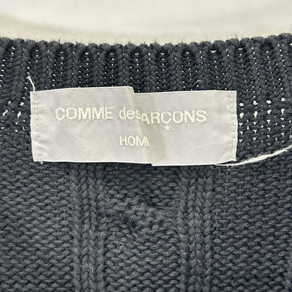 COMMEdesGARCONS HOMME コムデギャルソンオム 80s 1989年 田中オム HN-020050 ブラック アランニット トップス