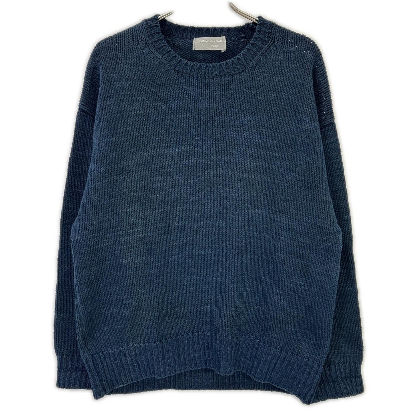 COMMEdesGARCONS HOMME コムデギャルソンオム 90s 田中オム HN-020230 藍染め クルーネックニット トップス