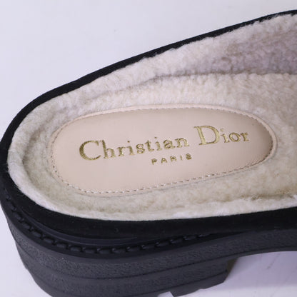 DIOR [Excellent condition] Dior Boy shearling mule shoes