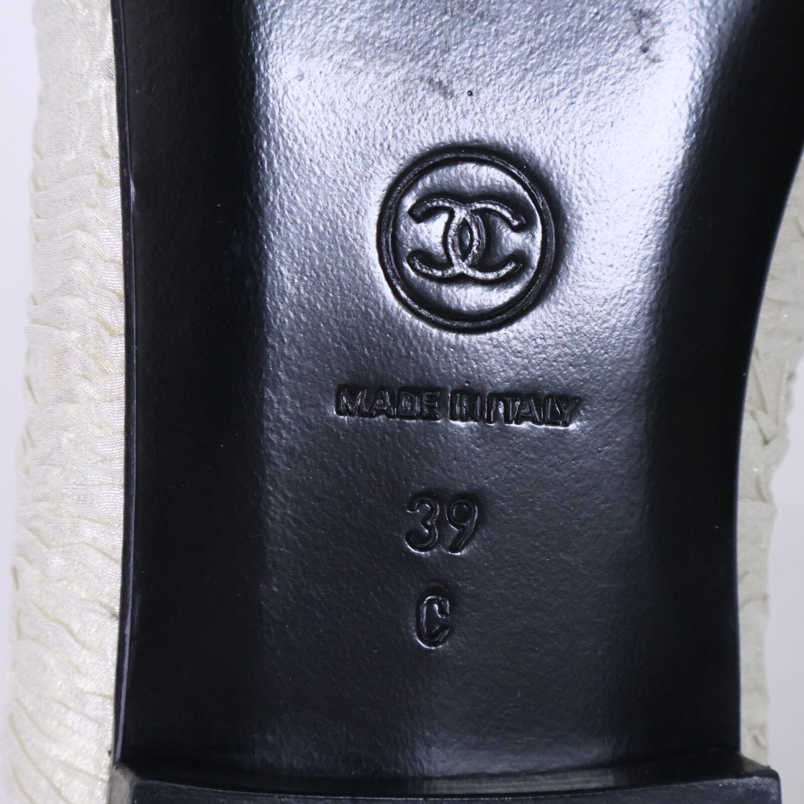 CHANEL シャネル 【新品同様】G26365 ココマーク リボン バレエ シューズ シューズ