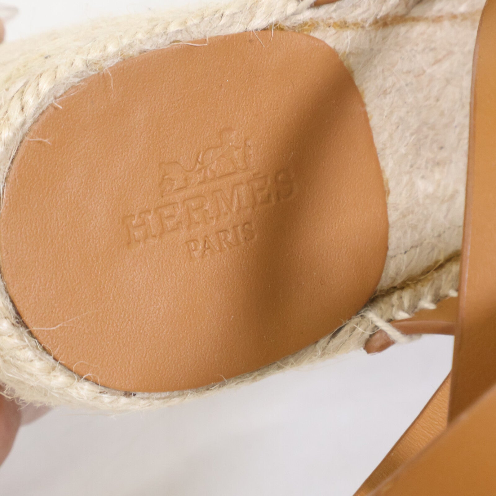 HERMES エルメス 【美品】カタリア ウェッジソール エスパドリーユ サンダル シューズ