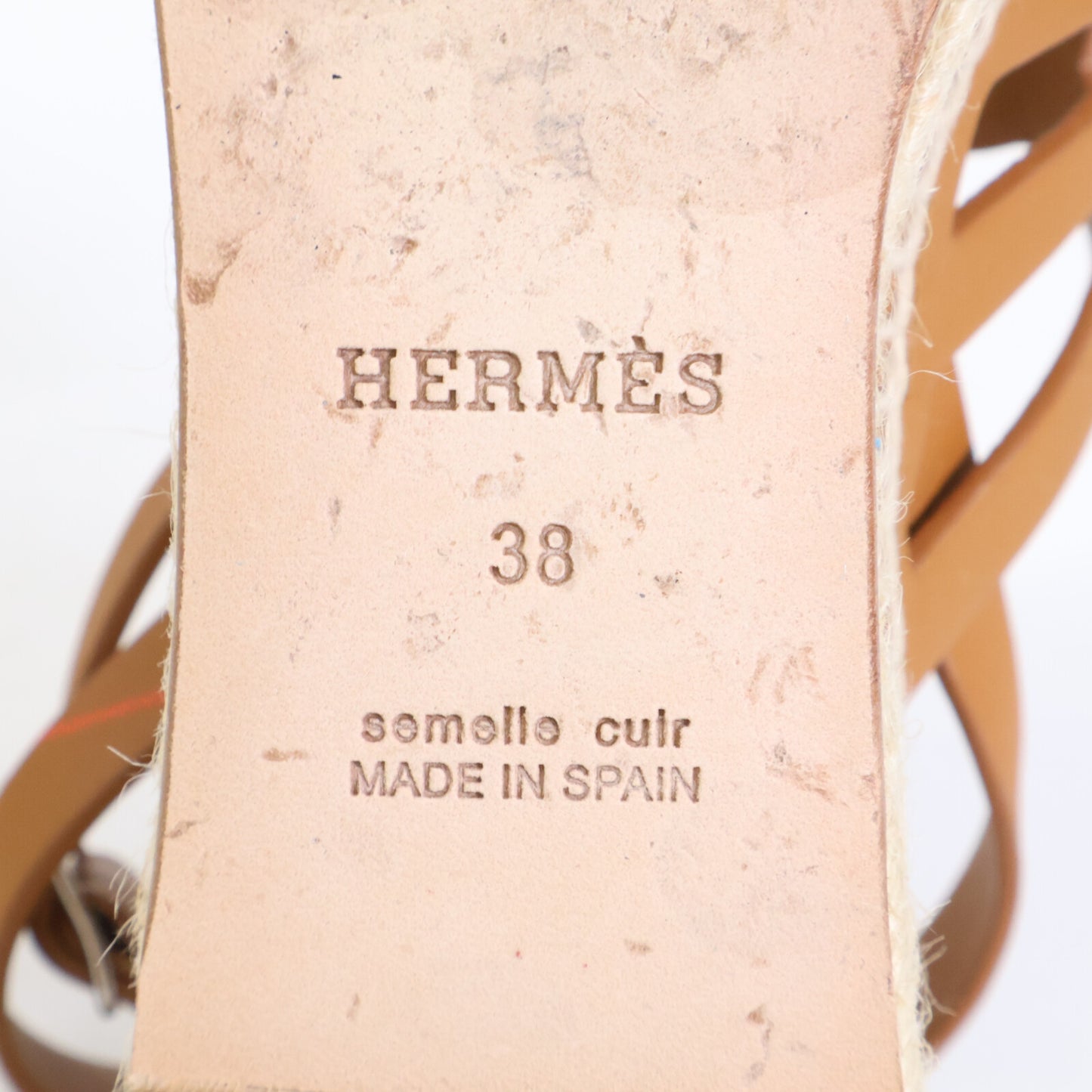 HERMES エルメス 【美品】カタリア ウェッジソール エスパドリーユ サンダル シューズ