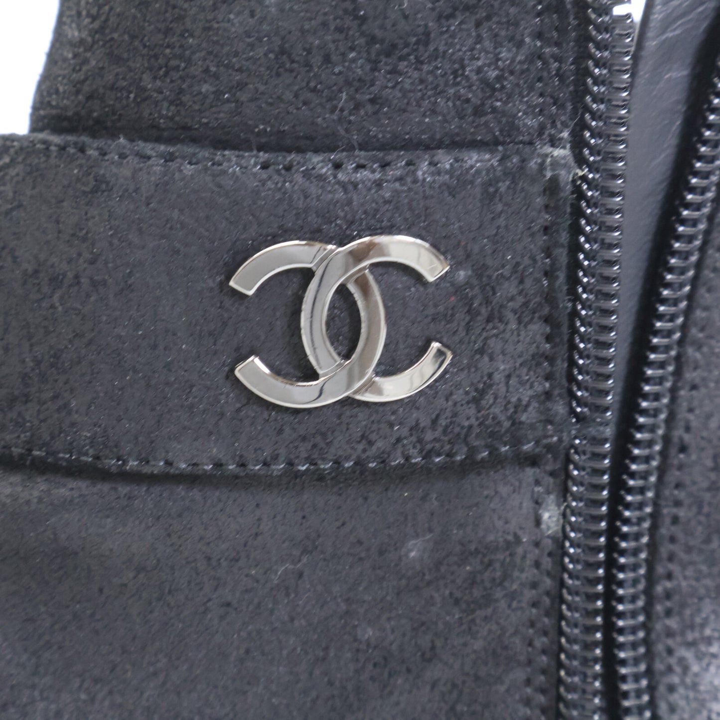 CHANEL シャネル G27906 ココマーク ベルト サイドジップ ショートブーツ シューズ