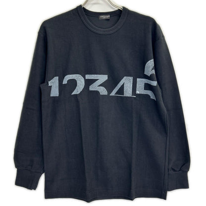 COMMEdesGARCONS HOMME PLUS コムデギャルソンオムプリュス 95AW スリープ期 PT-040480 ブラック 顔料プリント ロングスリーブカットソー トップス