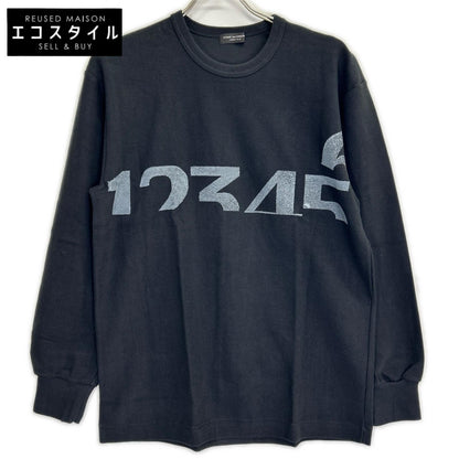 COMMEdesGARCONS HOMME PLUS コムデギャルソンオムプリュス 95AW スリープ期 PT-040480 ブラック 顔料プリント ロングスリーブカットソー トップス